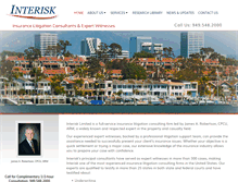 Tablet Screenshot of interisk.com